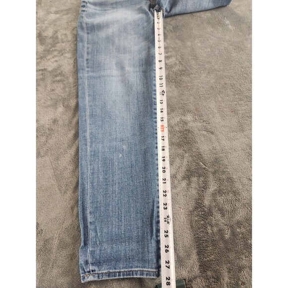 Talbots Boyfriend Jeans Womens 6 Blue Denim Stretch Straight Leg Mid Rise - Picture 4 of 12